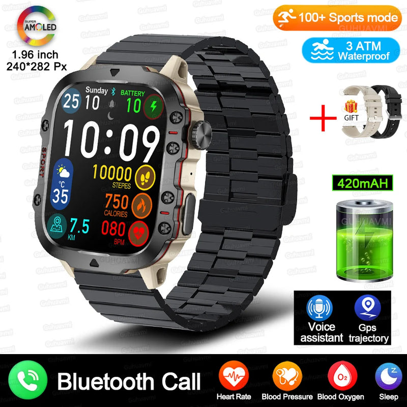 Black Smart Watch  super amoled