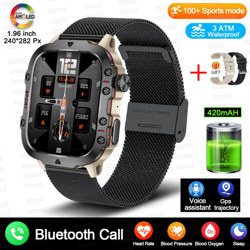 Black Smart Watch  super amoled