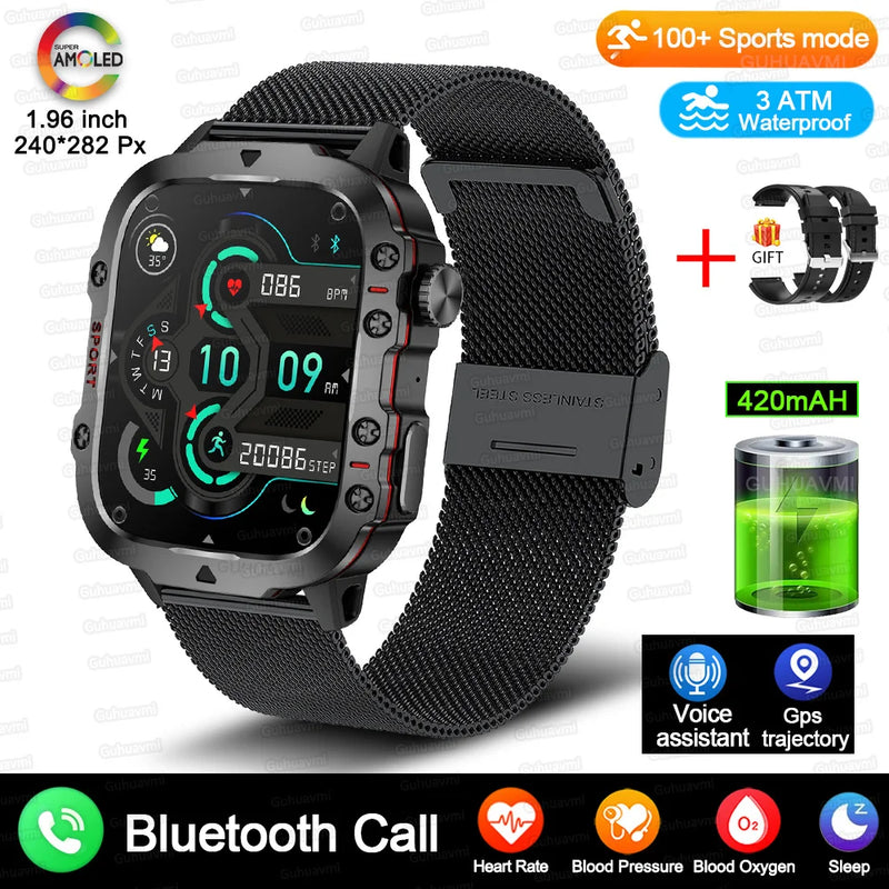 Black Smart Watch  super amoled